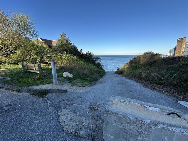 51 Shore Dr, Plymouth, MA 02360 - view of asphalt street with a water view