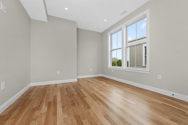 42 Waverly Unit 1, Boston, MA 02135 - empty room featuring light wood-style flooring and baseboards