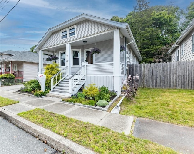 25 Garrison St, Fairhaven, MA 02719 - view of front of property with a porch