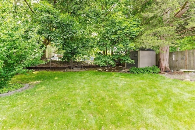 25 Garrison St, Fairhaven, MA 02719 - view of yard with a storage unit
