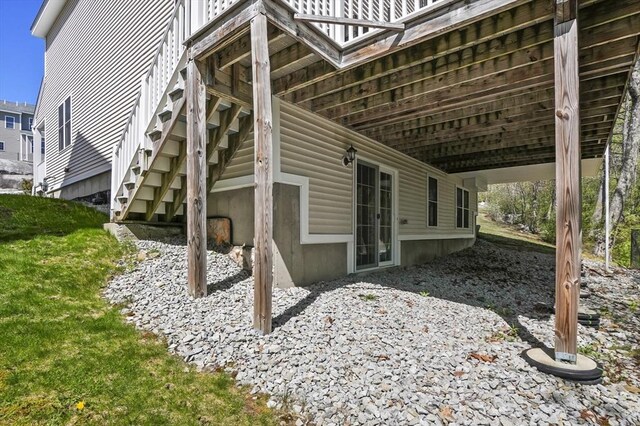 view of side of property