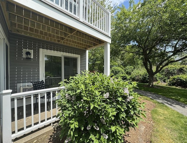 101 Fletcher Unit K, Brewster, MA 02631 - view of property exterior featuring a balcony