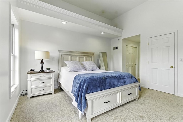 12 Paul Revere Path Unit 12, Hopkinton, MA 01748 - bedroom with light colored carpet, baseboards, and recessed lighting