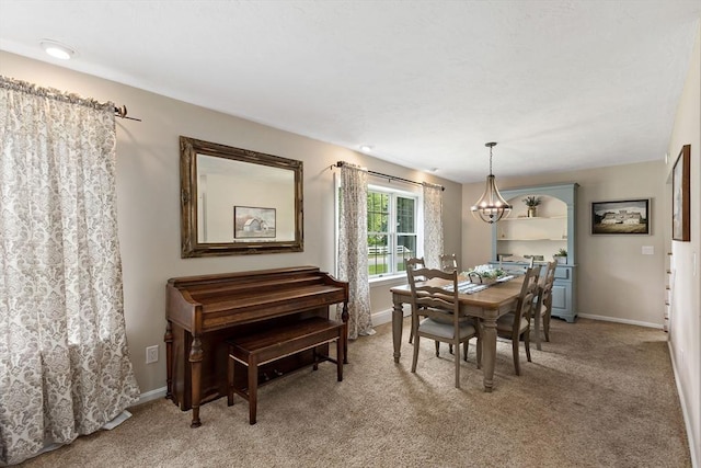 100 Elm St, Marshfield, MA 02050 - dining room with light carpet and a chandelier