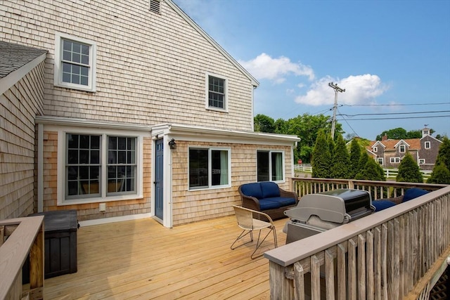 100 Elm St, Marshfield, MA 02050 - view of wooden deck