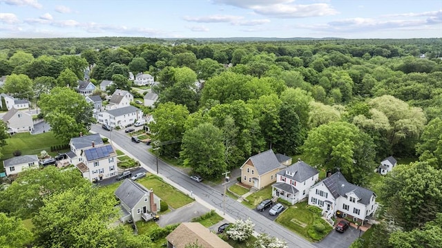 32 Dale St, Franklin, MA 02038 - aerial perspective of suburban area with a forest