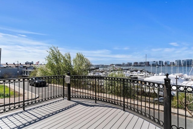 6 Brigham St Unit 1, Boston, MA 02128 - view of wooden terrace