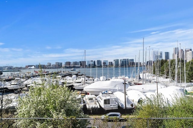 6 Brigham St Unit 1, Boston, MA 02128 - water view featuring city skyline
