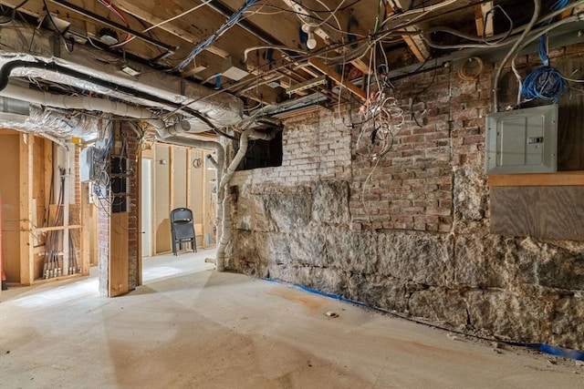 6 Brigham St Unit 1, Boston, MA 02128 - unfinished basement with electric panel