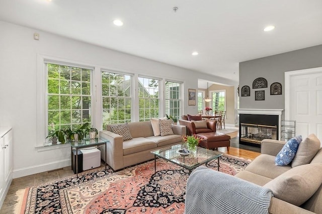 14 Parsons Hill Rd, Wenham, MA 01984 - living room with baseboards and recessed lighting