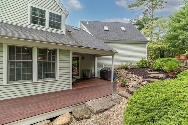 14 Parsons Hill Rd, Wenham, MA 01984 - wooden deck with a grill