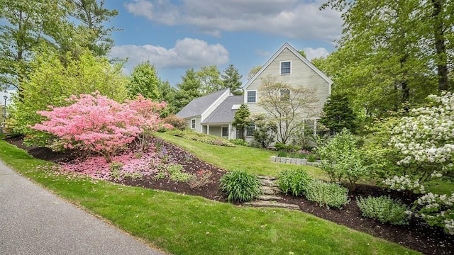 14 Parsons Hill Rd, Wenham, MA 01984 - view of side of property with a yard