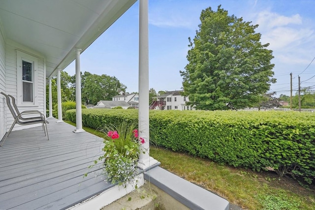 23 Starbird St, Lowell, MA 01854 - view of wooden terrace