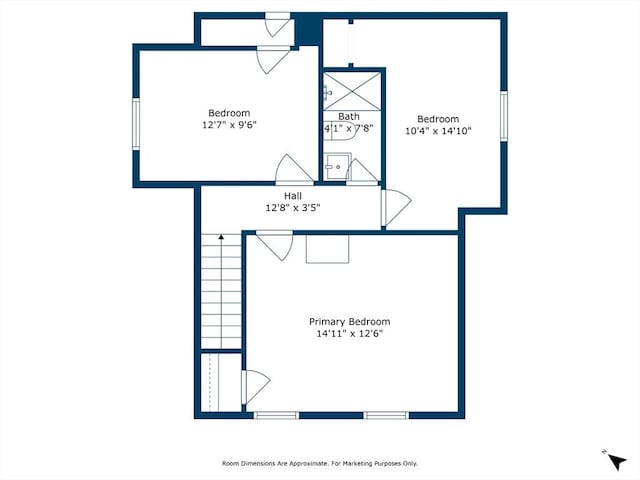 23 Starbird St, Lowell, MA 01854 - view of room layout