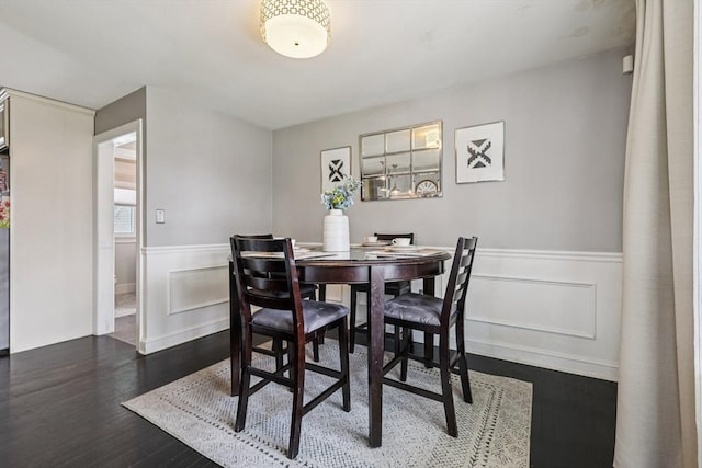 1792 Washington St, Braintree, MA 02184 - dining space with a wainscoted wall and wood finished floors