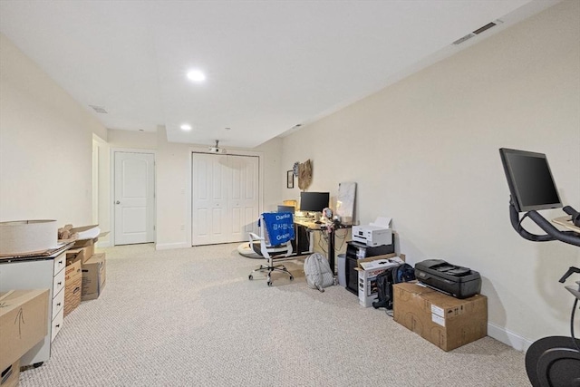 6 Comanche Ter Unit 6, Westford, MA 01886 - office with carpet floors and recessed lighting