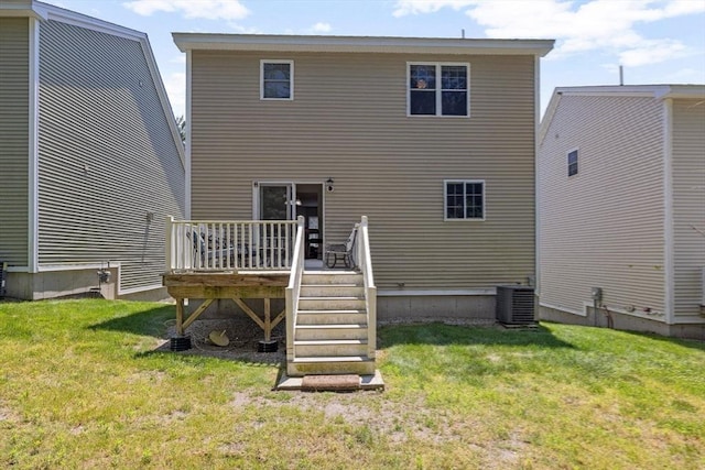 6 Comanche Ter Unit 6, Westford, MA 01886 - rear view of property featuring a wooden deck and a yard