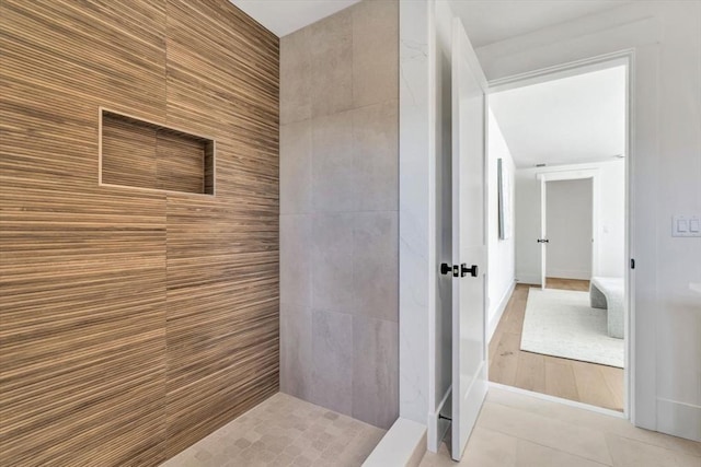 6 Willow Cir, Mashpee, MA 02649 - bathroom with tile patterned floors and tiled shower