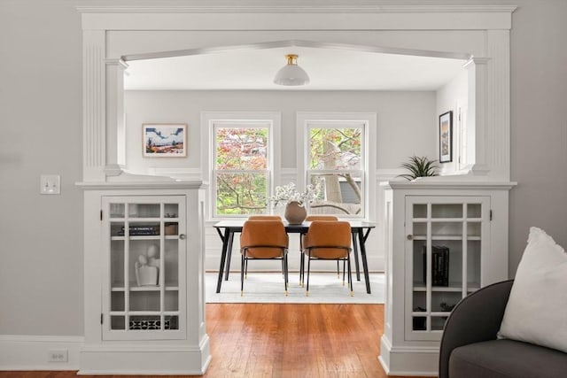 301 Pond St, Boston, MA 02130 - dining room featuring hardwood / wood-style flooring