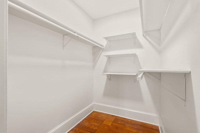 301 Pond St, Boston, MA 02130 - walk in closet featuring wood finished floors