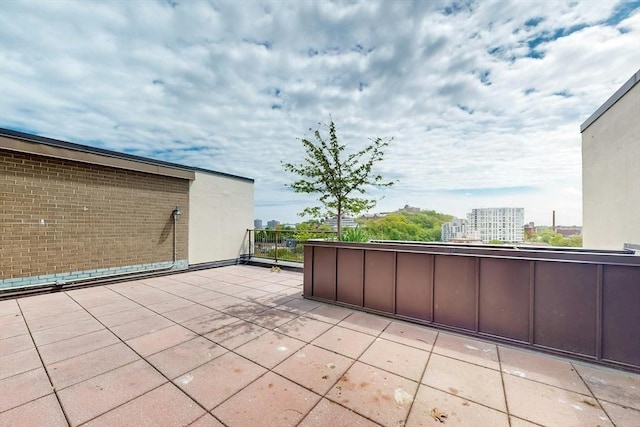 33 Pond Ave Unit Ph1207, Brookline, MA 02445 - view of patio / terrace with a view of city