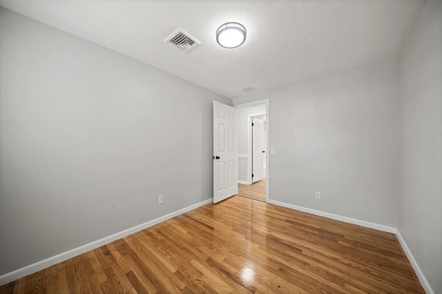 73 Mckinley Ave, Ludlow, MA 01056 - unfurnished room with baseboards, visible vents, and light wood-style flooring