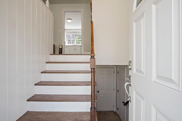 view of staircase