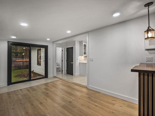 820 N King St, Northampton, MA 01060 - spare room with wood finished floors and recessed lighting