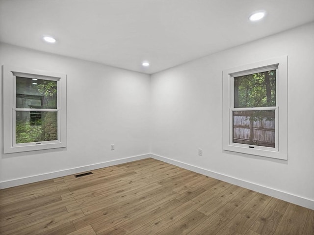 820 N King St, Northampton, MA 01060 - empty room with wood finished floors and recessed lighting