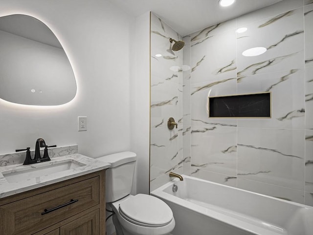 820 N King St, Northampton, MA 01060 - bathroom featuring vanity and shower / tub combination
