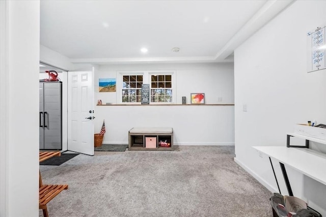 1085 Southbridge Rd, Warren, MA 01585 - interior space featuring baseboards and recessed lighting
