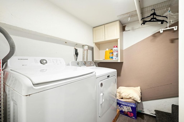50 Depot St, Milford, MA 01757 - washroom with cabinet space and washer and dryer