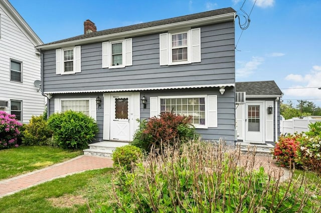 50 Depot St, Milford, MA 01757 - colonial inspired home with a chimney