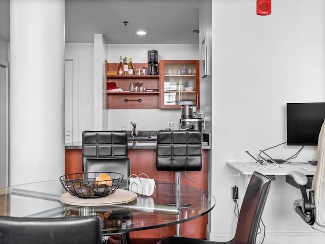 150 Cambridge St Unit 403, Cambridge, MA 02141 - dining room with wet bar