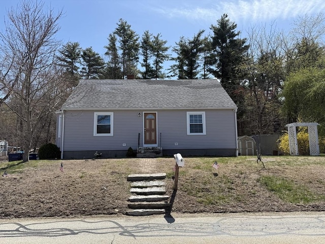 796 Charlton St, Southbridge, MA 01550 - view of front of home featuring a shed, an outbuilding, and entry steps
