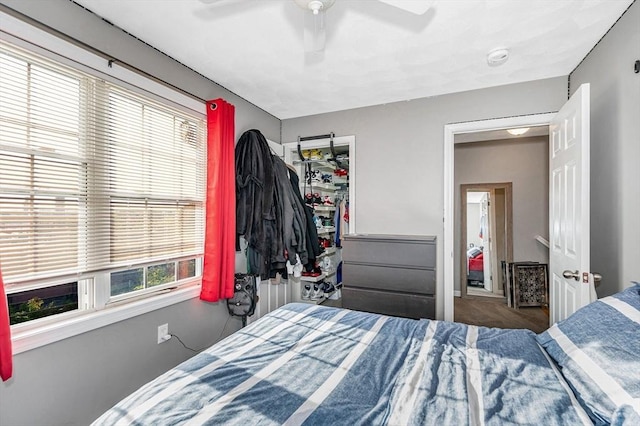 15 Alton St Unit 16, Lowell, MA 01852 - bedroom with ceiling fan, a closet, and carpet flooring