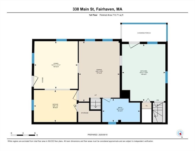 338-340 Main St, Fairhaven, MA 02719 - view of property floor plan
