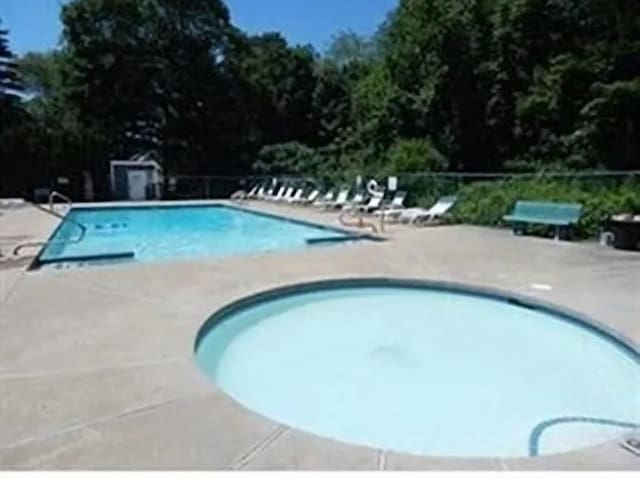 4 Walker Rd Unit 2, North Andover, MA 01845 - community pool with a patio area