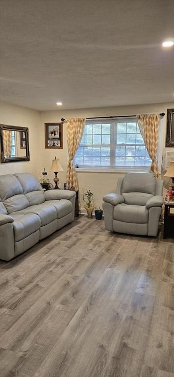 4 Walker Rd Unit 2, North Andover, MA 01845 - living area with recessed lighting, wood finished floors, and a wealth of natural light