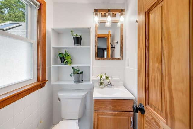 6 Paddock Dr, Harwich, MA 02645 - half bathroom featuring vanity and tile walls