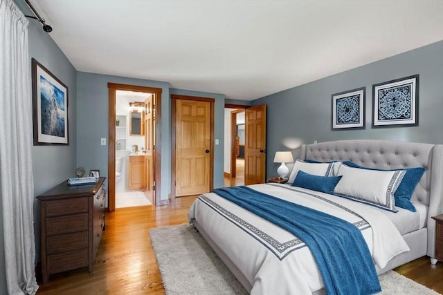 6 Paddock Dr, Harwich, MA 02645 - bedroom with light wood-style flooring and ensuite bathroom