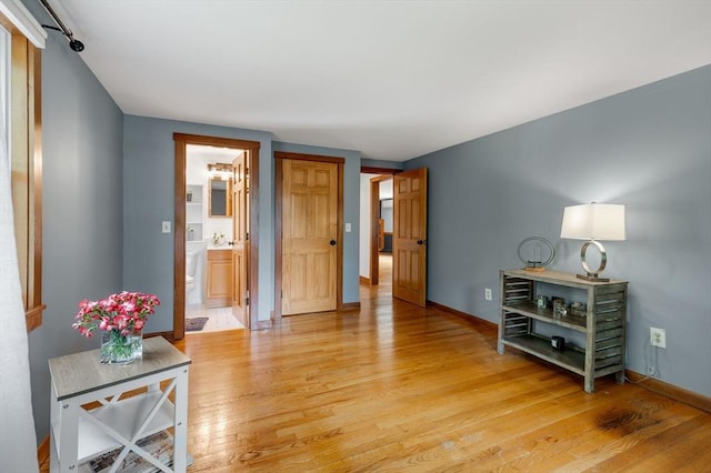 6 Paddock Dr, Harwich, MA 02645 - living area featuring light wood-style flooring and baseboards