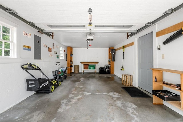 6 Paddock Dr, Harwich, MA 02645 - garage featuring electric panel and a garage door opener