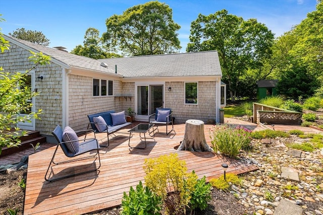 6 Paddock Dr, Harwich, MA 02645 - deck featuring an outdoor hangout area