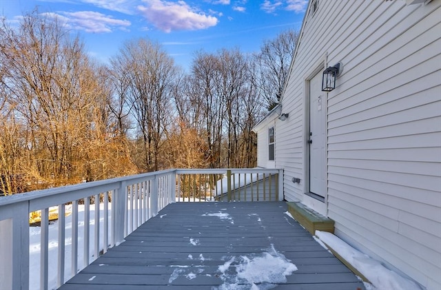 view of deck