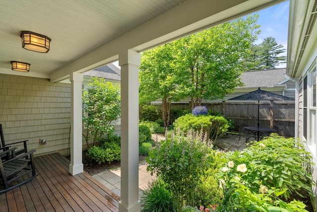 40 Tall Pine Dr Unit 18, Sudbury, MA 01776 - wooden terrace featuring a patio