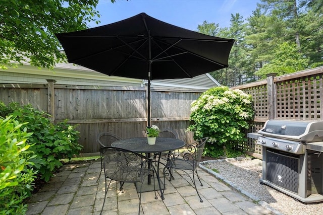 40 Tall Pine Dr Unit 18, Sudbury, MA 01776 - view of patio / terrace featuring a grill and outdoor dining space