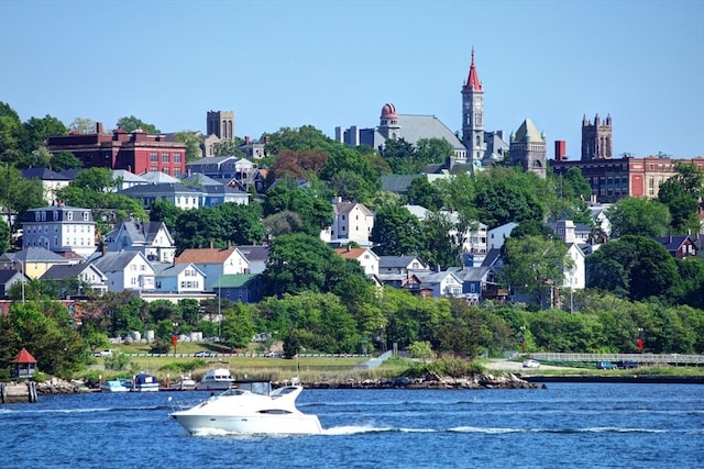 173 County St, Fall River, MA 02723 - drone / aerial view of a large body of water