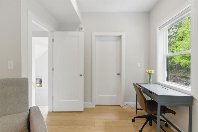 54-58 Robey St Unit 54, Boston, MA 02119 - office with light wood-type flooring and baseboards