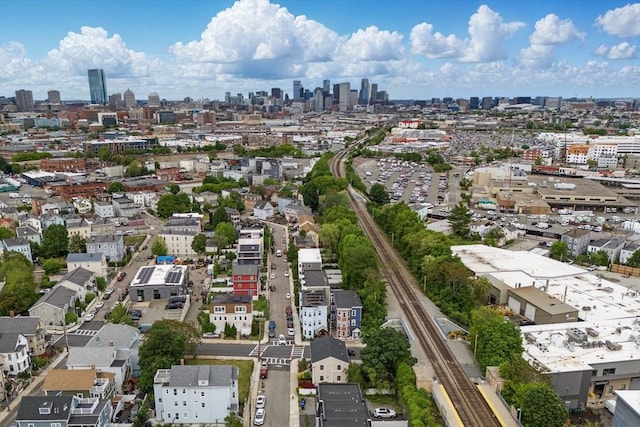 54-58 Robey St Unit 54, Boston, MA 02119 - drone / aerial view of city skyline